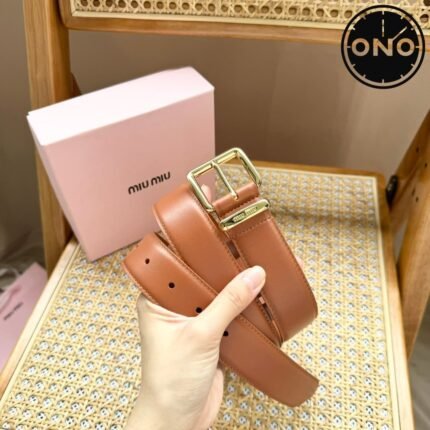 037 ONO miumiu belt 2025 new arrival top version & factory direct
