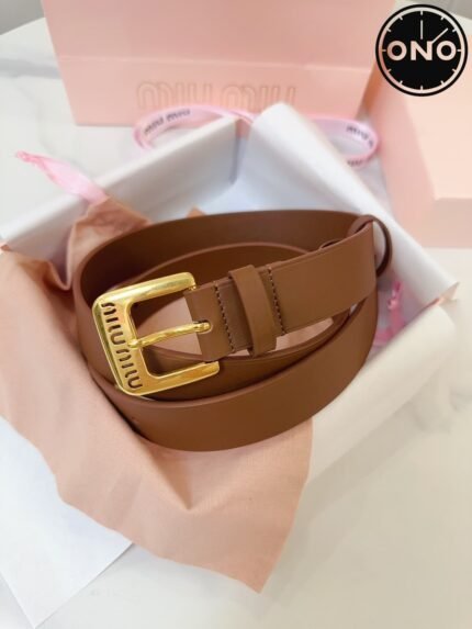 046 ONO miumiu belt 2025 new arrival top version & factory direct