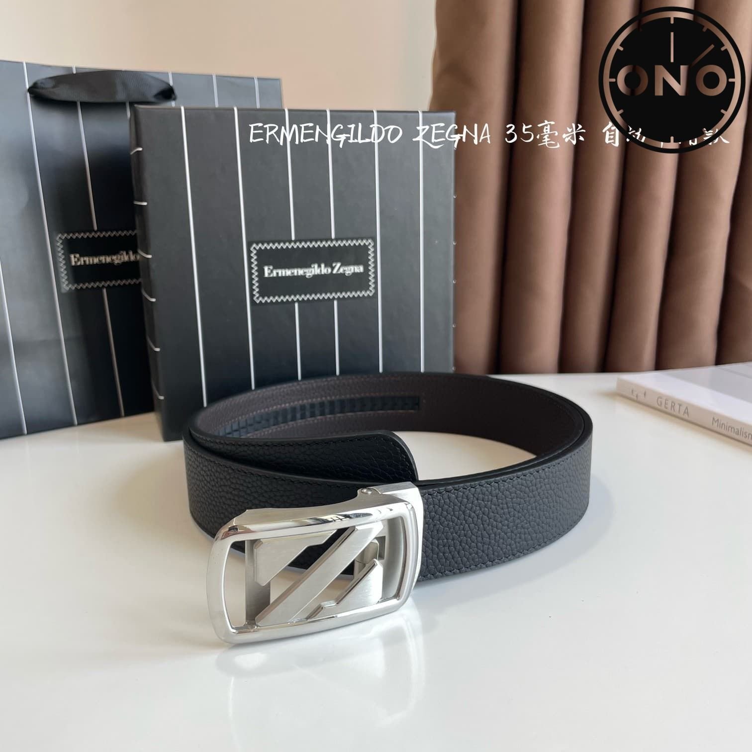 10e19294.jpg 102 ONO zegna belt 2025 new arrival top version & factory direct - Image 1