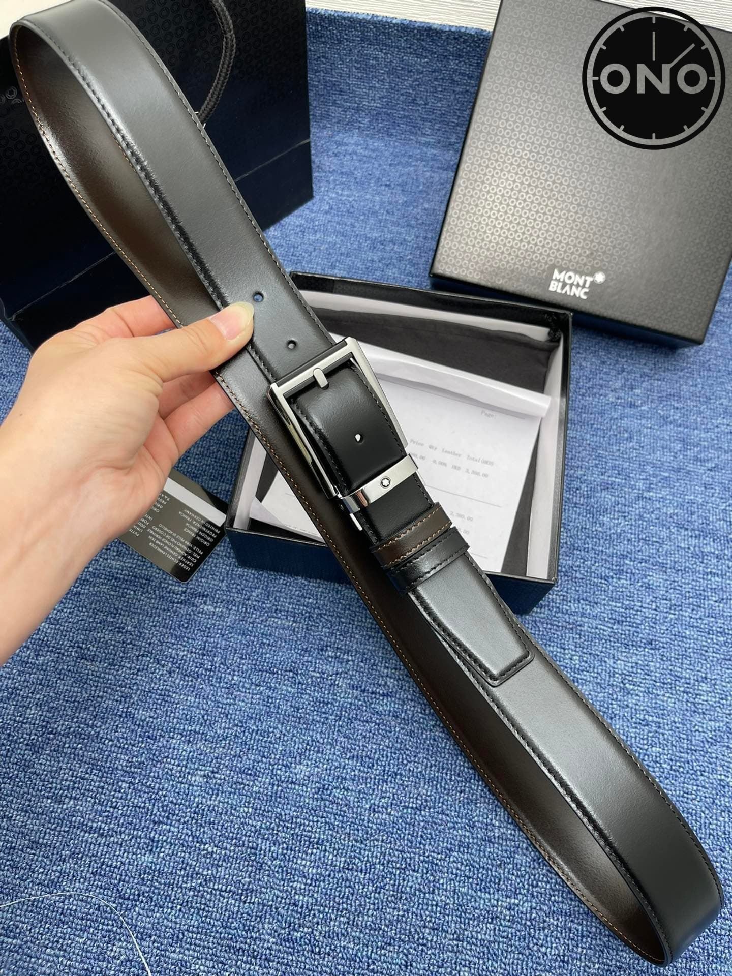 13c50375.jpg 119 ONO montblanc belt 2025 new arrival top version & factory direct - Image 1