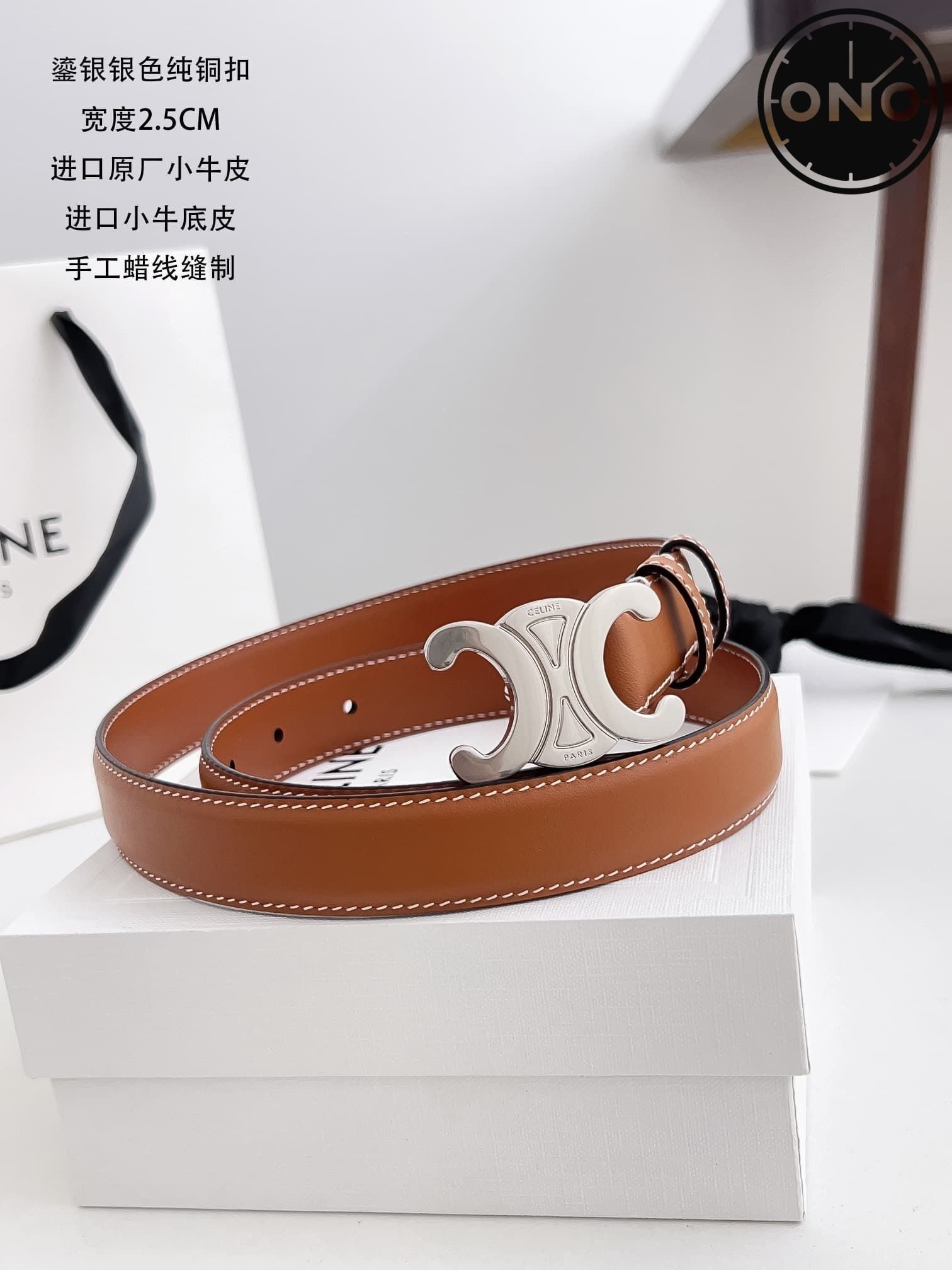 14fcdffe.jpg 061 ONO celine belt 2025 new arrival top version & factory direct - Image 1
