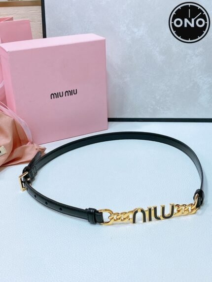 026 ONO miumiu belt 2025 new arrival top version & factory direct
