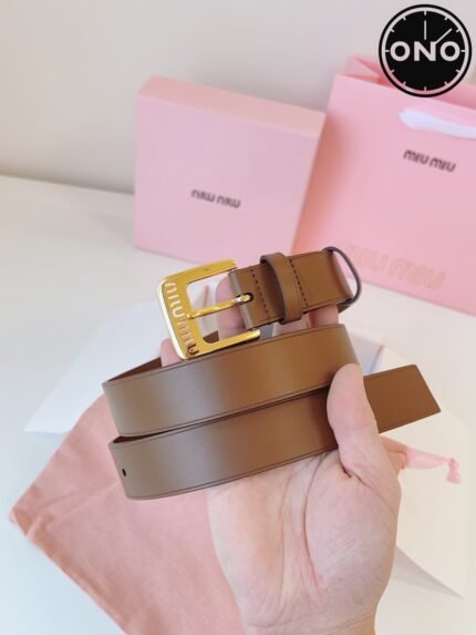 072 ONO miumiu belt 2025 new arrival top version & factory direct