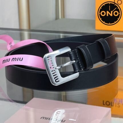 047 ONO miumiu belt 2025 new arrival top version & factory direct