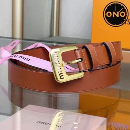 050 ONO miumiu belt 2025 new arrival top version & factory direct