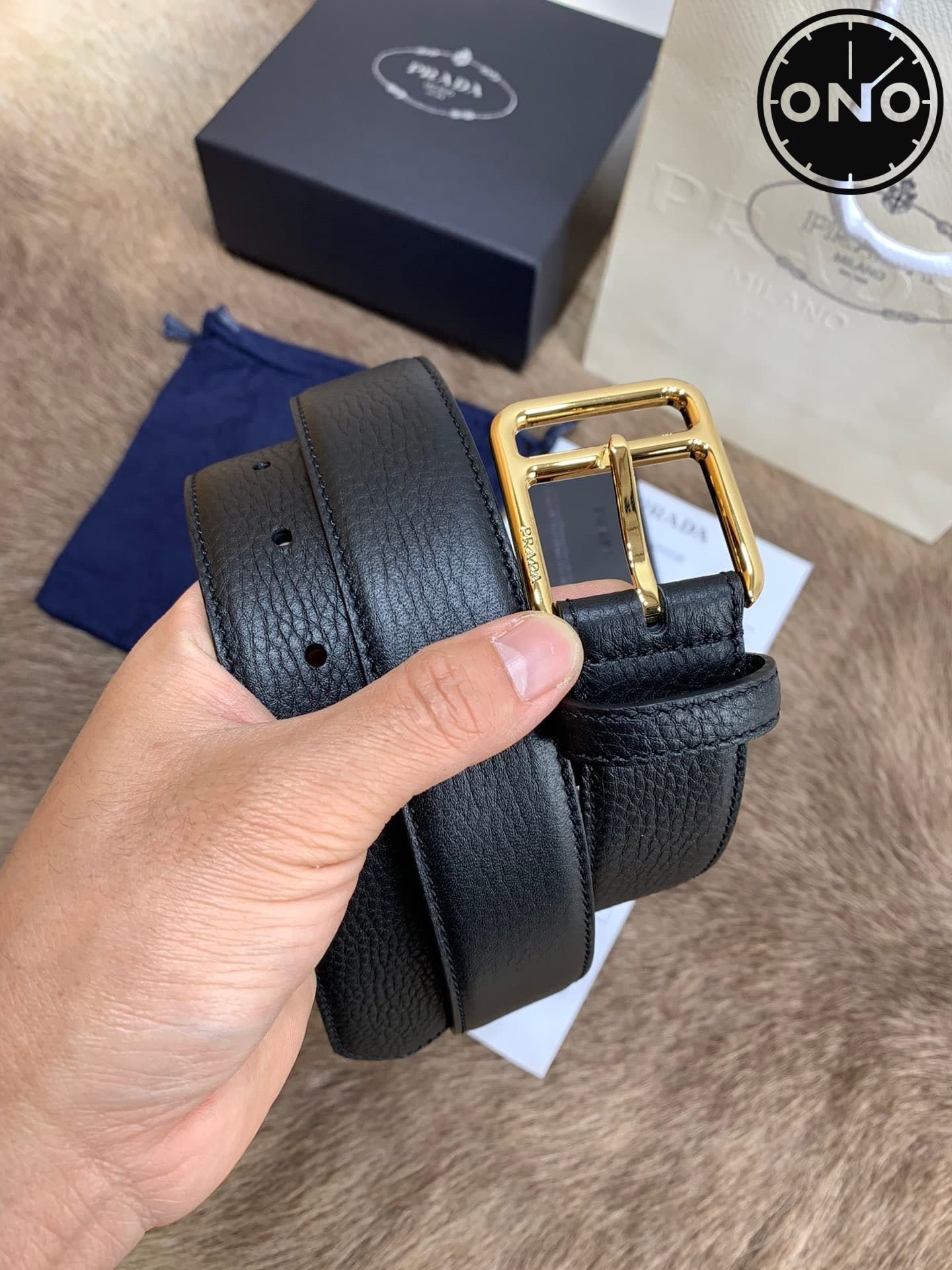 4418ec8c.jpg 143 ONO prada belt 2025 new arrival top version & factory direct - Image 1