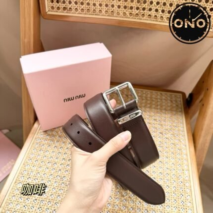 032 ONO miumiu belt 2025 new arrival top version & factory direct
