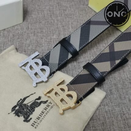 084 ONO burberry belt 2025 new arrival top version & factory direct