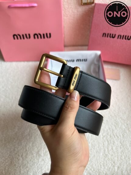 070 ONO miumiu belt 2025 new arrival top version & factory direct