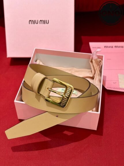 086 ONO miumiu belt 2025 new arrival top version & factory direct