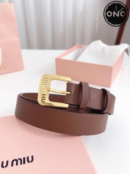 018 ONO miumiu belt 2025 new arrival top version & factory direct