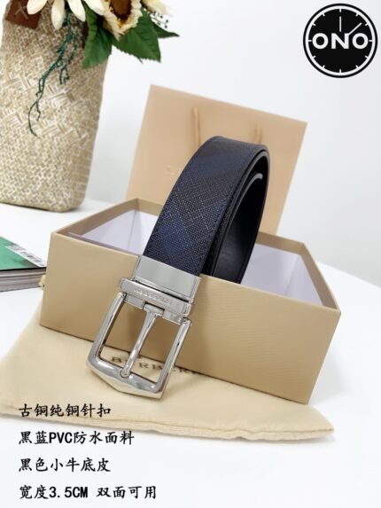089 ONO burberry belt 2025 new arrival top version & factory direct
