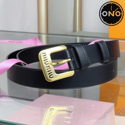 048 ONO miumiu belt 2025 new arrival top version & factory direct