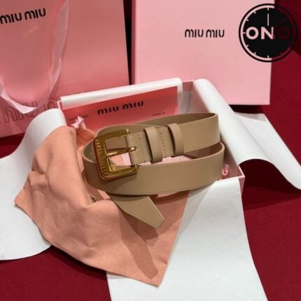 010 ONO miumiu belt 2025 new arrival top version & factory direct