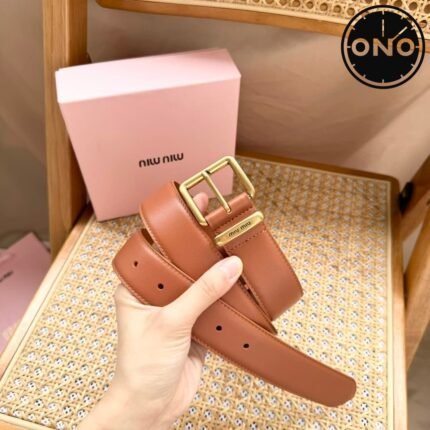 029 ONO miumiu belt 2025 new arrival top version & factory direct