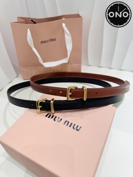006 ONO miumiu belt 2025 new arrival top version & factory direct