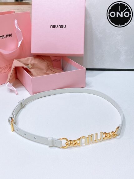 027 ONO miumiu belt 2025 new arrival top version & factory direct