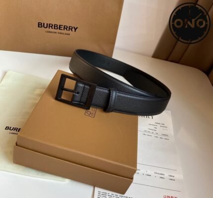 079 ONO burberry belt 2025 new arrival top version & factory direct