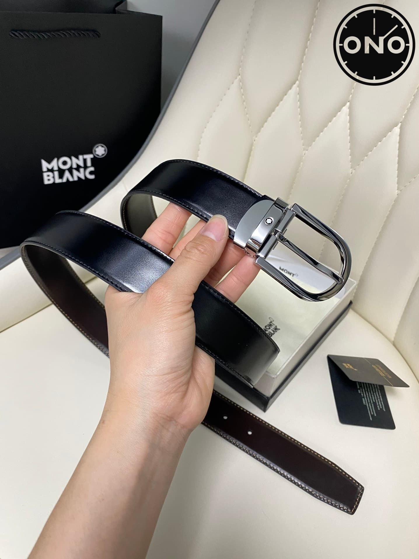 bb7e2f04.jpg 106 ONO montblanc belt 2025 new arrival top version & factory direct - Image 1