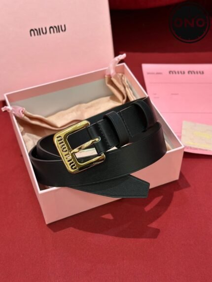 089 ONO miumiu belt 2025 new arrival top version & factory direct