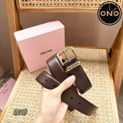 036 ONO miumiu belt 2025 new arrival top version & factory direct