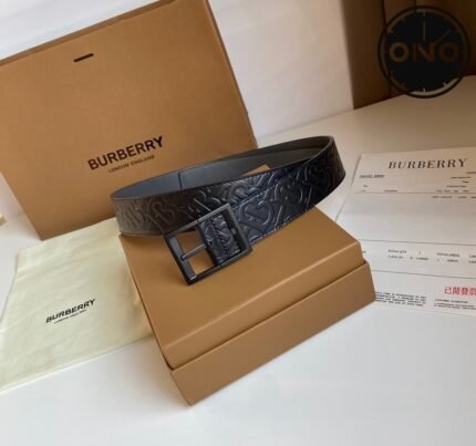 077 ONO burberry belt 2025 new arrival top version & factory direct