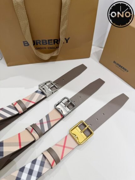 018 ONO burberry belt 2025 new arrival top version & factory direct