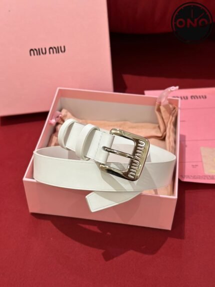083 ONO miumiu belt 2025 new arrival top version & factory direct