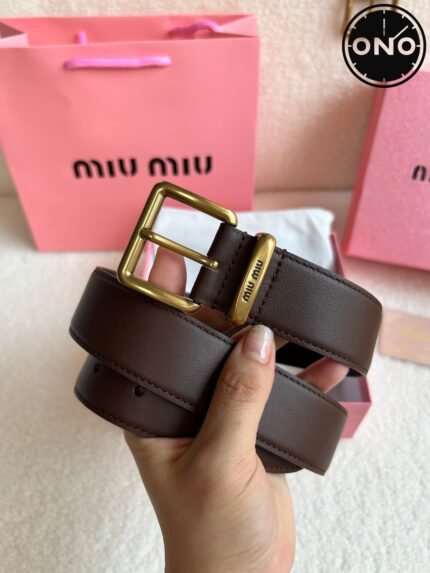 069 ONO miumiu belt 2025 new arrival top version & factory direct