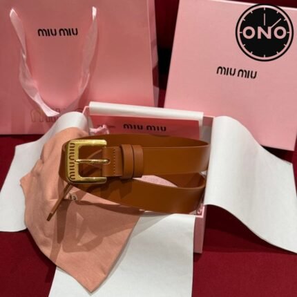 011 ONO miumiu belt 2025 new arrival top version & factory direct