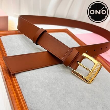 052 ONO miumiu belt 2025 new arrival top version & factory direct