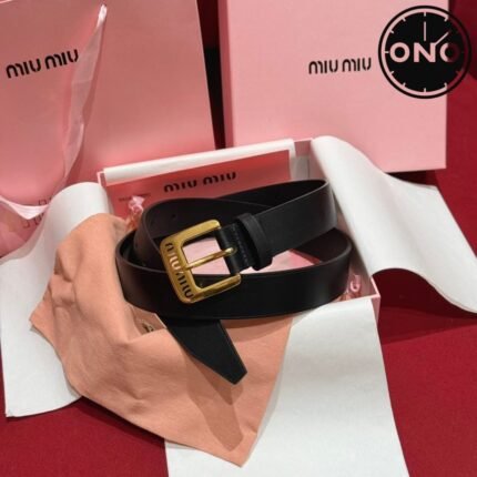 012 ONO miumiu belt 2025 new arrival top version & factory direct