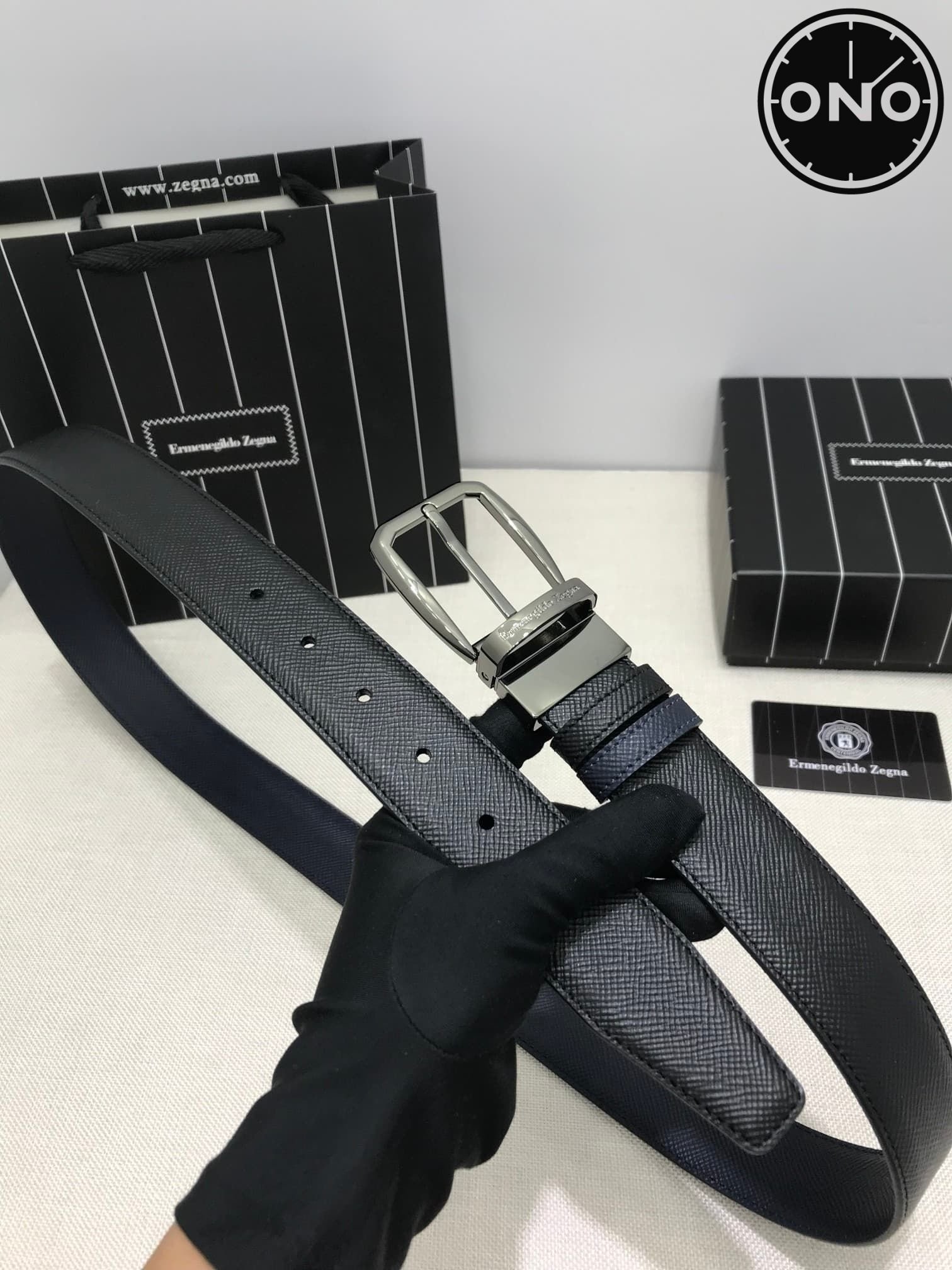 fd47e49a.jpg 093 ONO zegna belt 2025 new arrival top version & factory direct - Image 1